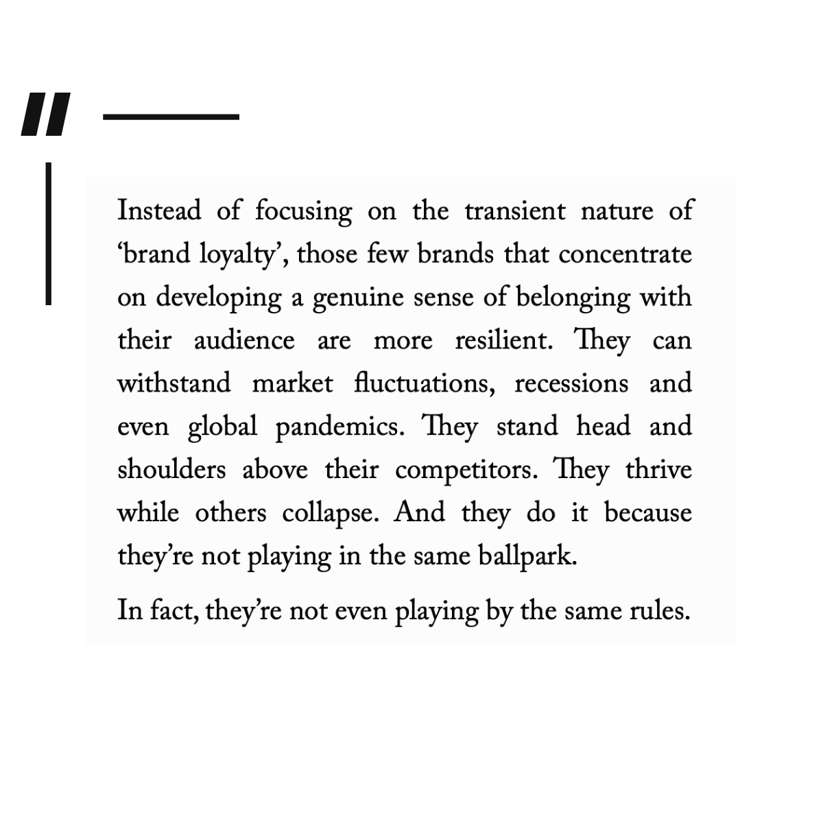 Quote from How To Start A Cult